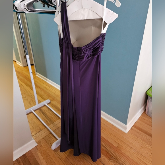 Purple Prom Dress David's Bridal size 10 - Picture 2 of 8